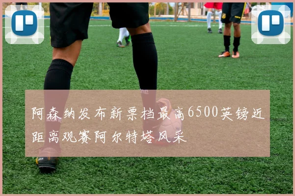 阿森纳发布新票档最高6500英镑近距离观赛阿尔特塔风采